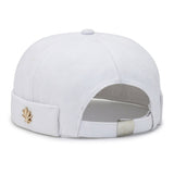 Maple Leaf Rivet Dome Hat Portable Hip Hop Skullcap