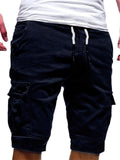 Men's Sports Fitness Multi Pockets Summer Loose Shorts