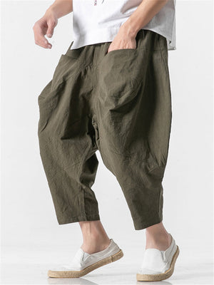 Casual Wide Leg Japanese Fisherman Pants