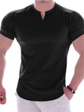 Men's Comfy Slim Fit Training Muscle Fitness T-shirt