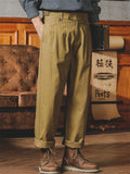 Male Comfort Straight Leg High-rise Relaxed Trousers