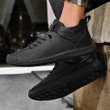 Sports Style Lace Velcro Flat Shoes for Male