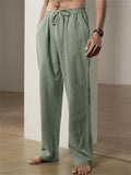 Men's Spring Summer Casual Drawstring Trousers