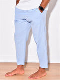 Men's Lightweight Breathable Cotton Linen Casual Pants