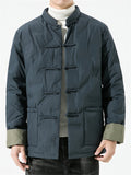 Chinese Style Men's Trendy Skin-friendly Winter Down Jackets