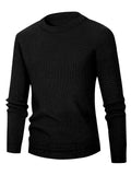 Men's Autumn Round Neck Long Sleeve Casual Bottoming Sweater