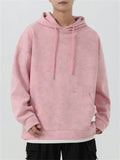 Men's Fake Two Pieces Oversized Basic Hoodies