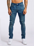 Casual Wear Resistant Slim Fit Jeans for Male