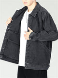 Men's Fashion Street Style Casual Denim Jacket