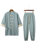 Chinese Style Summer Linen Sets for Men