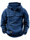 Men's Leisure Warm Plush Lining Hoodies