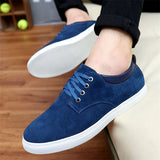 Men's Fashion Trendy Lace Up Flat Suede Shoes