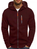 Men's Cool Full Zip Hooded Training Jacket for Autumn