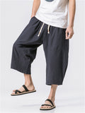 Chinese Style Loose Linen Harem Pants