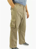 Men's Large Size Extra Loose Multi-Pocket Cargo Pants