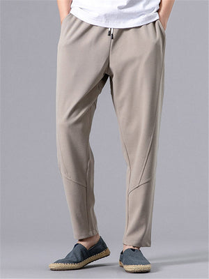 Comfort Elastic Waist Casual Pants For Men