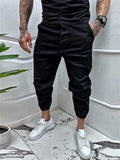 Male Street Hip Hop Ankle-tied Jeans