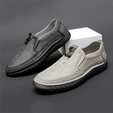 Men's Slip On Crocodile Pattern Walking Flats