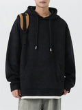 Men's Fake Two Pieces Oversized Basic Hoodies