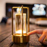 Portable Table Lamp USB Rechargeable Wireless Atmosphere Lamp Crystal Lantern