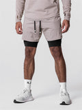 Summer Sports Double-Layer Men's Basketball Shorts