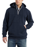 Men's Stylish 1/4 Zip Sportswear Fleece Hoodies