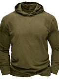 Long Sleeve Clothing Holiday Plain Hoodies for Men