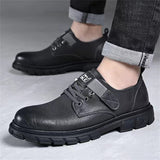 Men's Daily Casual Handsome Thick Sole Office Wear Shoes