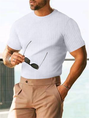 Men's Fashion Slim Fit Crewneck Short Sleeve T-shirt