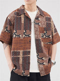 Trendy Summer Half Sleeve Cuban Aloha Shirt for Male