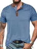 Summer Cotton Blend Sports Cozy Breathable Shirt for Men