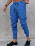 Hip-hop Multi-pocket Drawstring Sports Pants for Men