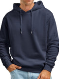 Men's Solid Color Thick Pullover Hoodies