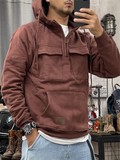 Men's Leisure Warm Plush Lining Hoodies