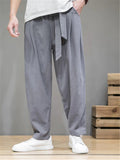 Men Elastic Waist Casual Loose Pants