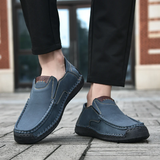 Men's Fashion Slip On Handmade Leather Flats