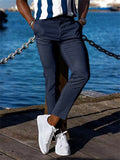 Male Casual Business Loose Elastic All-match Trousers