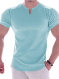 Men's Comfy Slim Fit Training Muscle Fitness T-shirt