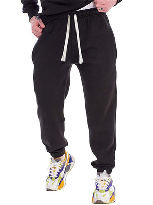 Winter Comfortable Plush Loose-fitting Men's Sports Pants