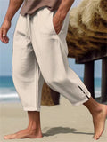 Men's Elegant Leisure Beach Drawstring Trousers