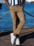 Male Casual Business Loose Elastic All-match Trousers