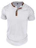 Summer Cotton Blend Sports Cozy Breathable Shirt for Men