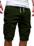 Men's Sports Fitness Multi Pockets Summer Loose Shorts