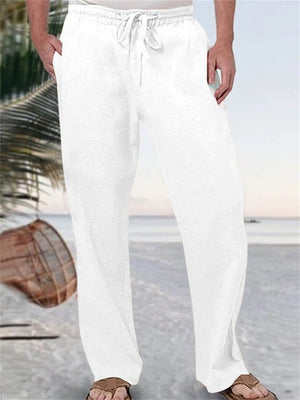 Men's Thin Breathable Summer Sports Drawstring Trousers