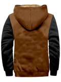 Winter Men's Fleece Lined Warm Hooded Coats