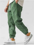 Male Spring Summer Slim Fit Solid Color Trousers