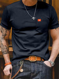 Men's Daily Simple Round Neck Slim Fit Summer T-shirts