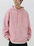 Men's Fake Two Pieces Oversized Basic Hoodies