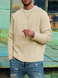 Men's Autumn Round Neck Long Sleeve Casual Bottoming Sweater