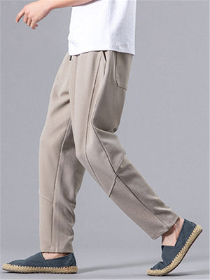 Comfort Elastic Waist Casual Pants For Men